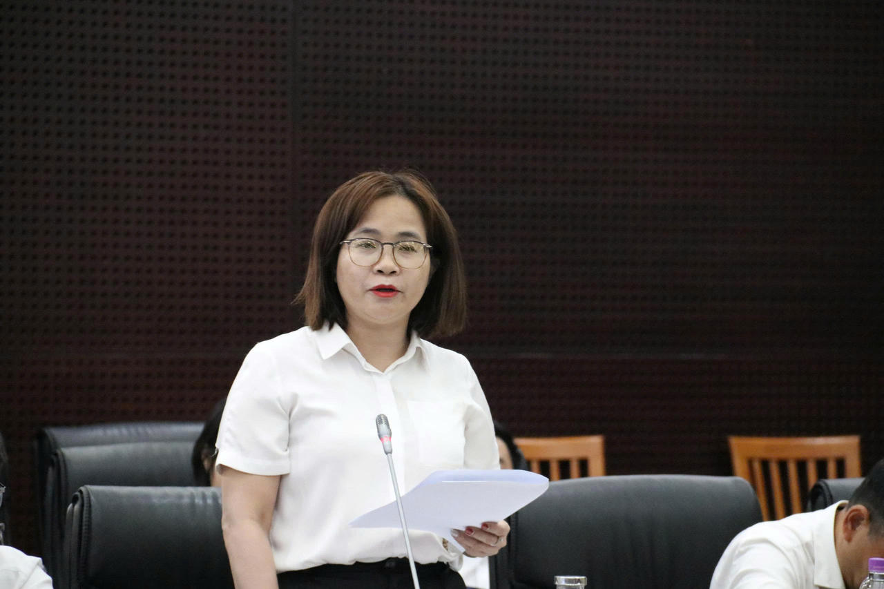 Bà Trần Thị Kim Hoa, Giám đốc Sở Nội vụ TP Đà Nẵng, Thư ký Ủy ban bầu cử thành phố công bố danh sách 76 người trúng cử đại biểu HĐND TP Đà Nẵng Khóa XI, nhiệm kỳ 2026 - 2031.