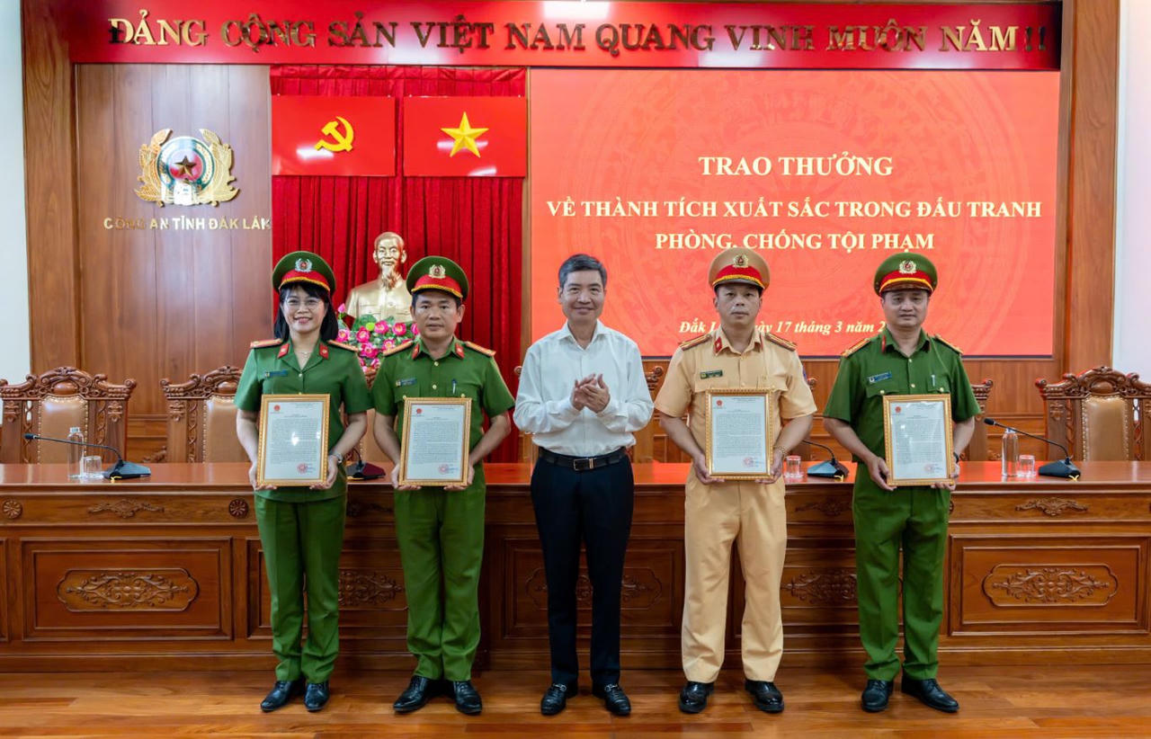 Công an tỉnh Đắk Lắk trấn áp mạnh tội phạm ma túy