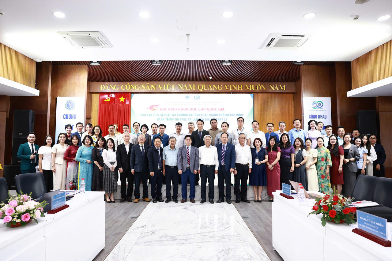 ULAW tổ chức hội thảo khoa học về đào tạo Tiến sĩ Luật: Hành trình tri thức và lan tỏa giá trị pháp lý