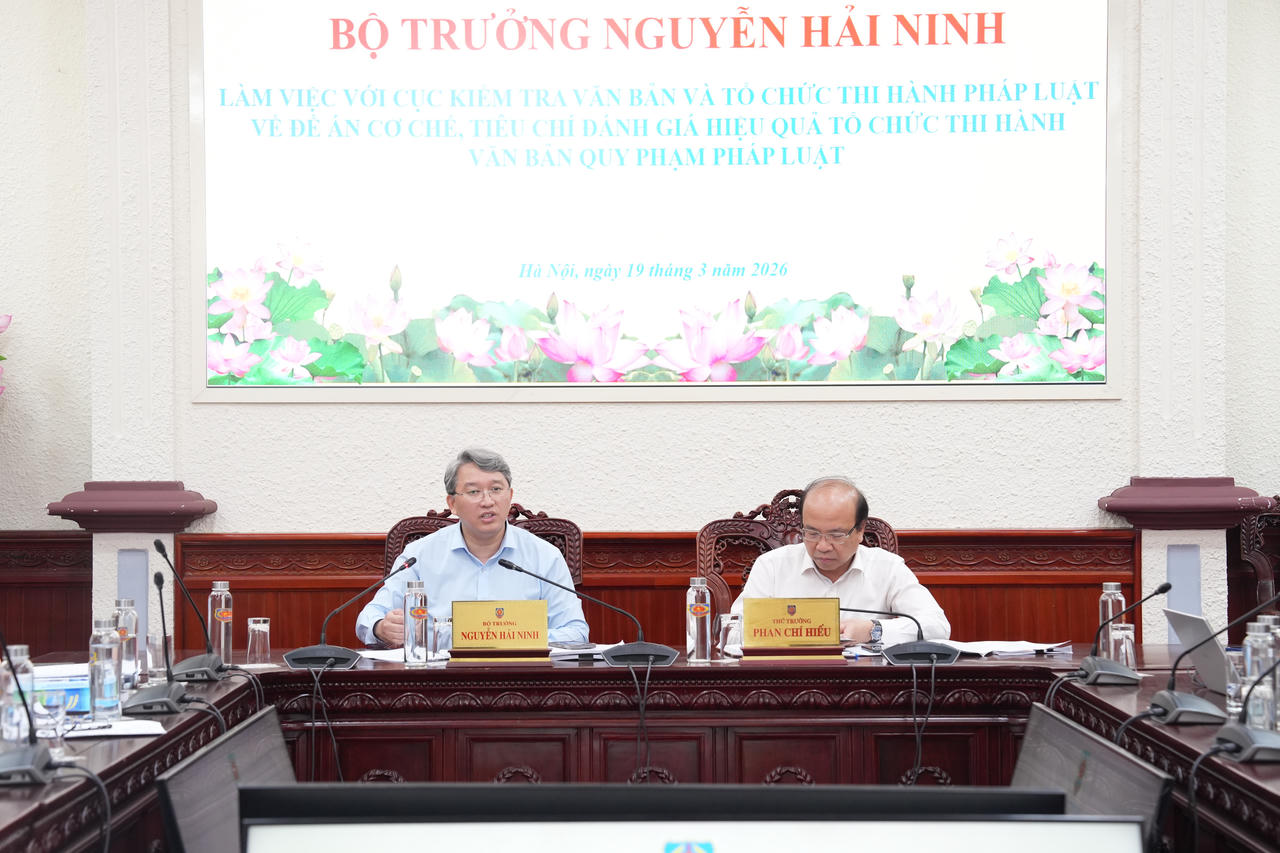 Dự kiến thí điểm đánh giá hiệu quả tổ chức thi hành văn bản quy phạm pháp luật từ năm 2026 đến 2028