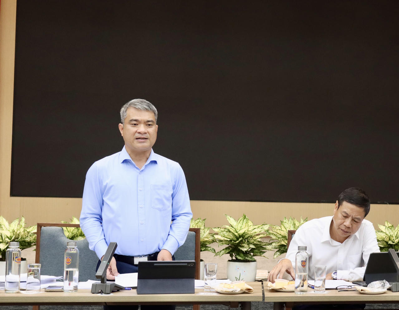 Thứ trưởng Nguyễn Thanh Tú phát biểu.