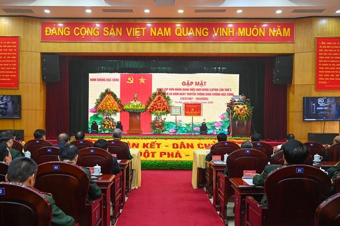 Binh chủng Đặc công đón nhận danh hiệu Anh hùng LLVTND lần thứ 3 