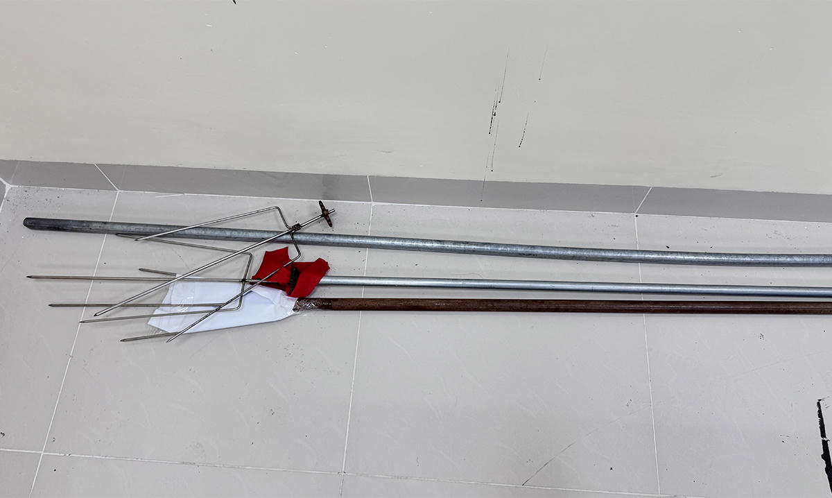 Hung khí thu giữ trong vụ án