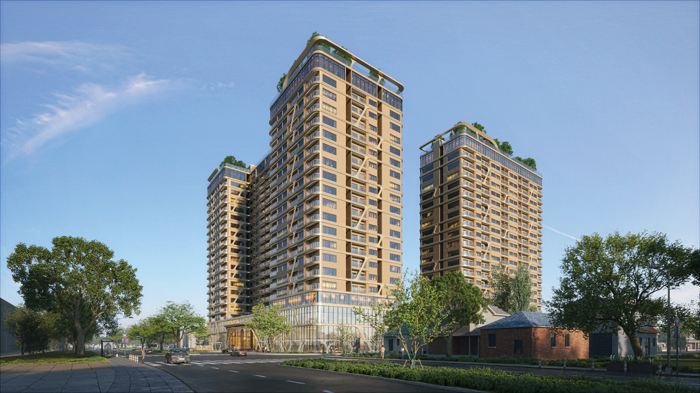 Tư duy kiến trúc vị lai - không gian sống chuẩn quốc tế.