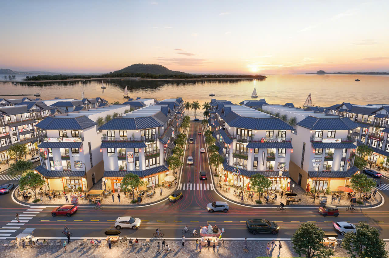 Khu Lam Ngọc sở hữu dãy phố đi bộ sầm uất, các căn boutique hotel phục vụ lưu trú cao cấp