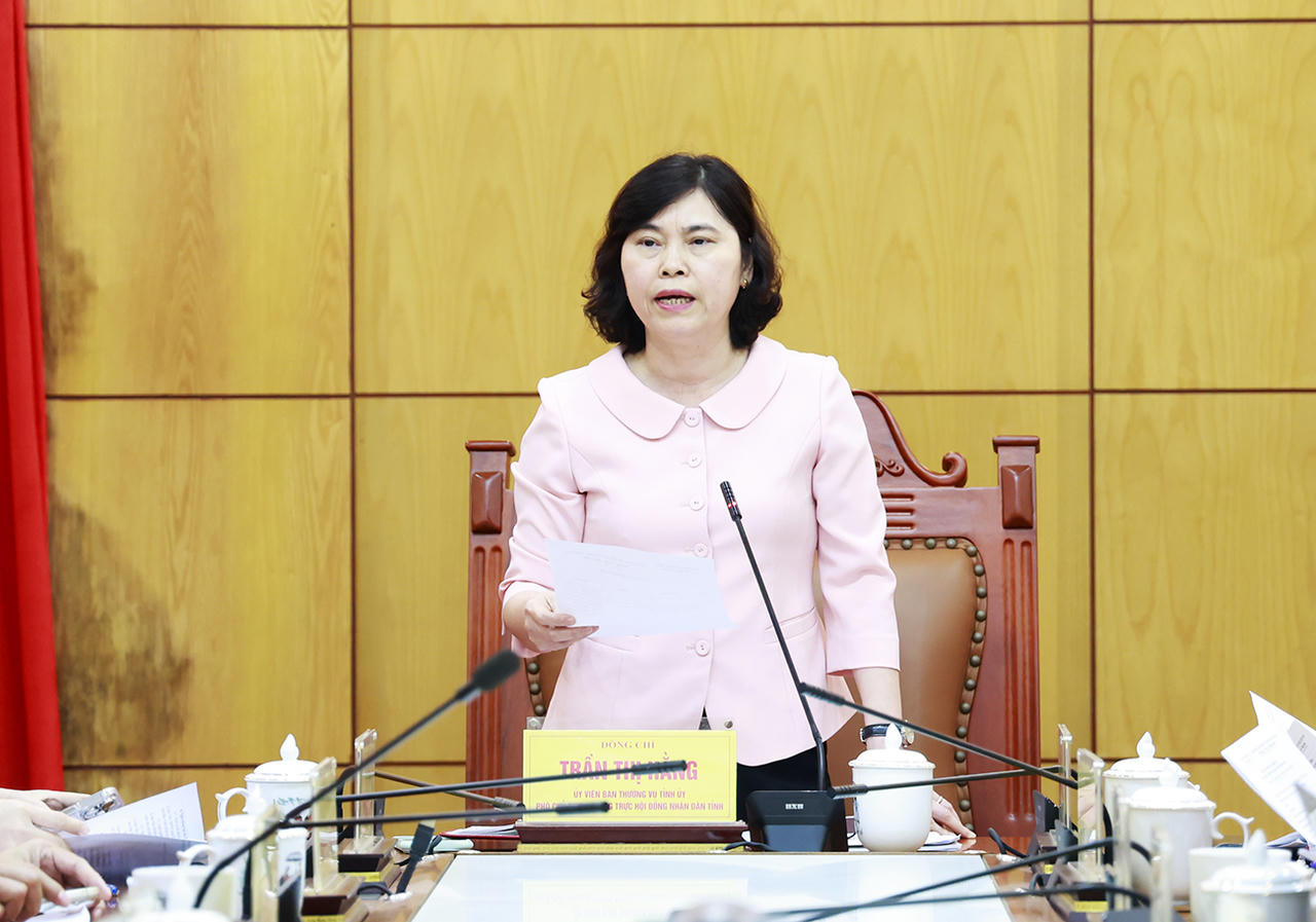 Thống nhất nội dung, thời gian tổ chức Kỳ họp thứ Nhất HĐND tỉnh Bắc Ninh khóa XX
