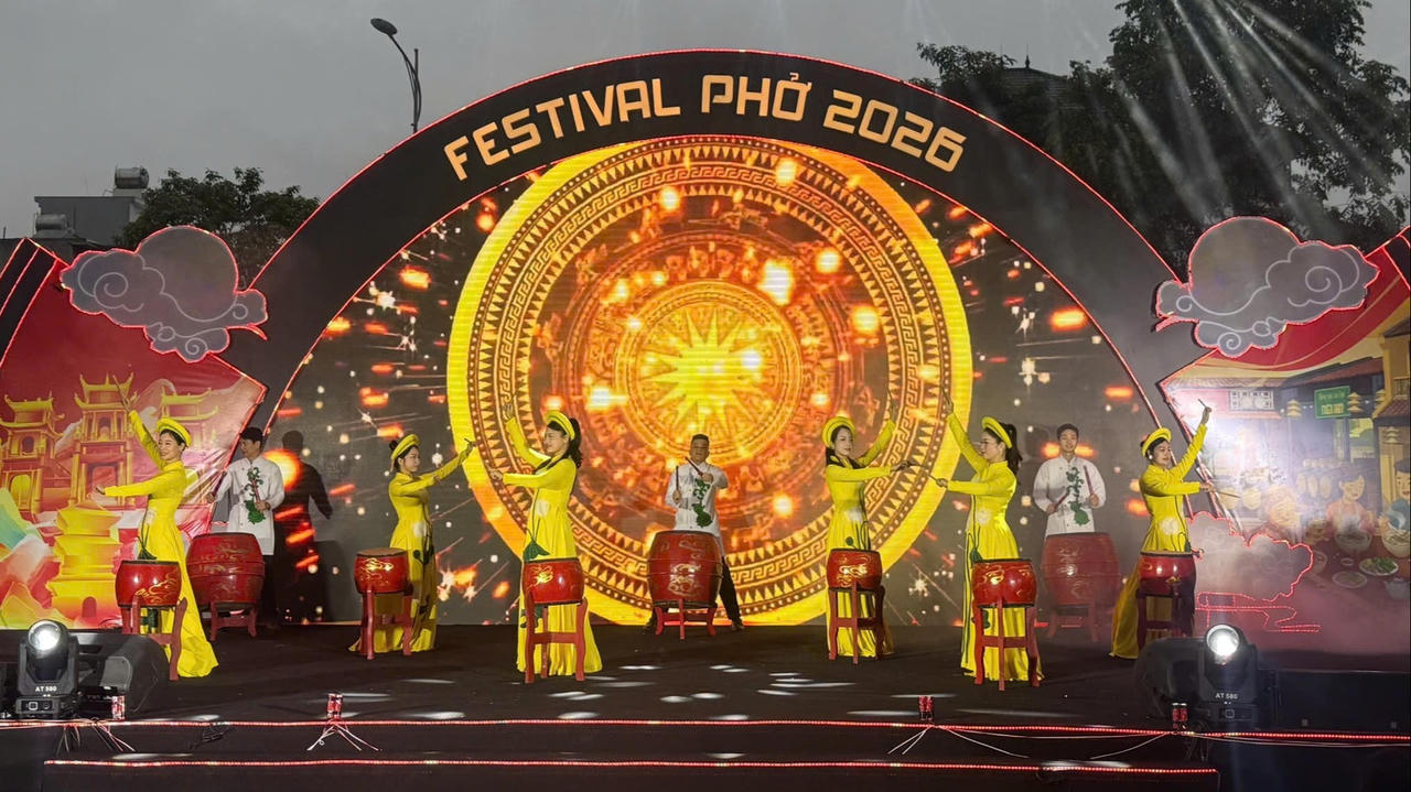 Khai mạc Festival Phở 2026 tại Thiên Trường 