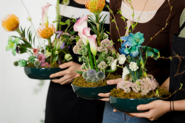 Cắm hoa nghệ thuật Ikebana Nhật Bản – một trong những workshop VPBank tổ chức riêng cho khách hàng Private