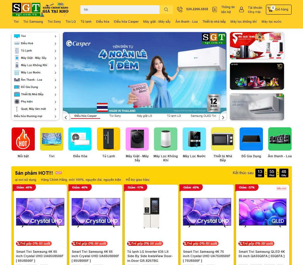 Điện máy SGT: Từ bán điều hòa online tới vinh danh đại lý chính hãng xuất sắc