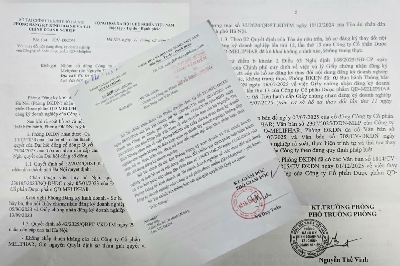 Sự việc liên quan Công ty CP dược phẩm QD-Meliphar: Sở Tài chính Hà Nội trả lời