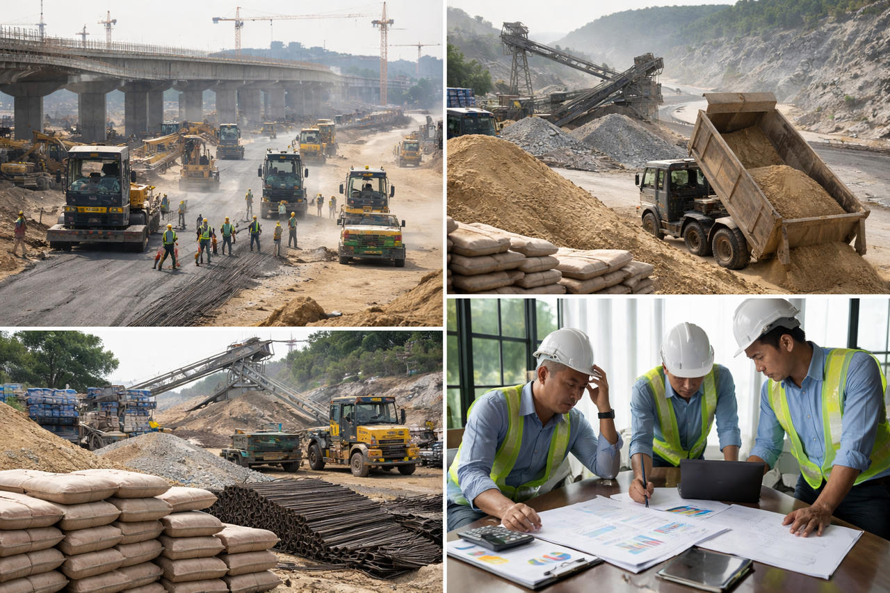 Doanh nghiệp xây lắp “né thầu” vì giá vật liệu “phi mã”, thị trường đối mặt nguy cơ tắc nghẽn