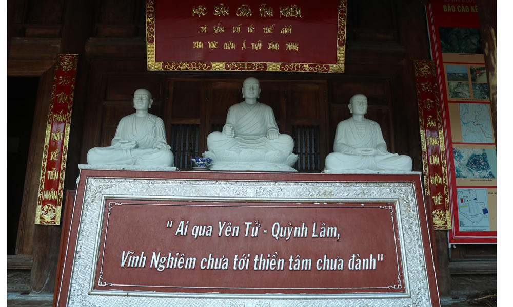 Tour 2: Xuất phát tại Thư viện Bắc Ninh số 2 (phường Kinh Bắc) đến tham quan di tích quốc gia đặc biệt chùa Vĩnh Nghiêm (phường Tân An).