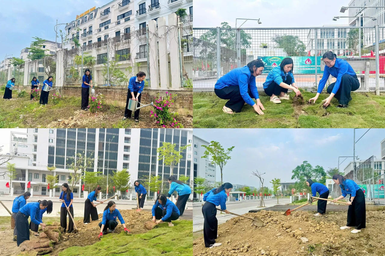 Tuổi trẻ Cao Bằng sôi nổi ra quân "Chủ nhật xanh" 
