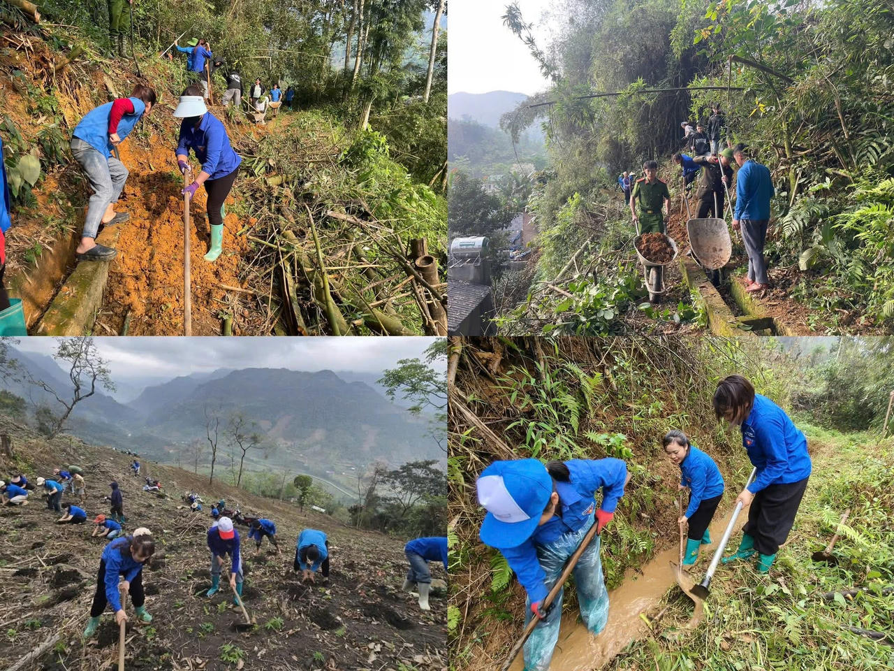 Tuổi trẻ Cao Bằng sôi nổi ra quân "Chủ nhật xanh" 
