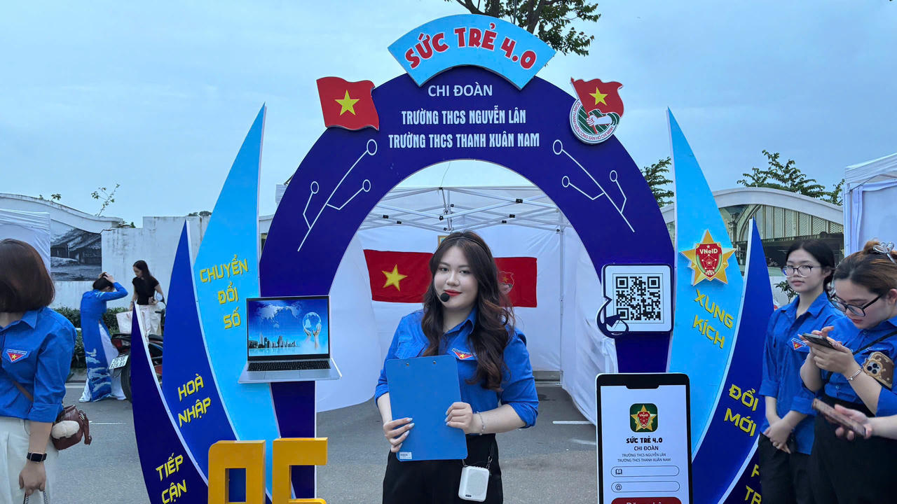 Bạn Nguyễn Ngọc Phương Anh – Đoàn viên Chi đoàn cơ sở Trường THCS Nguyễn Lân