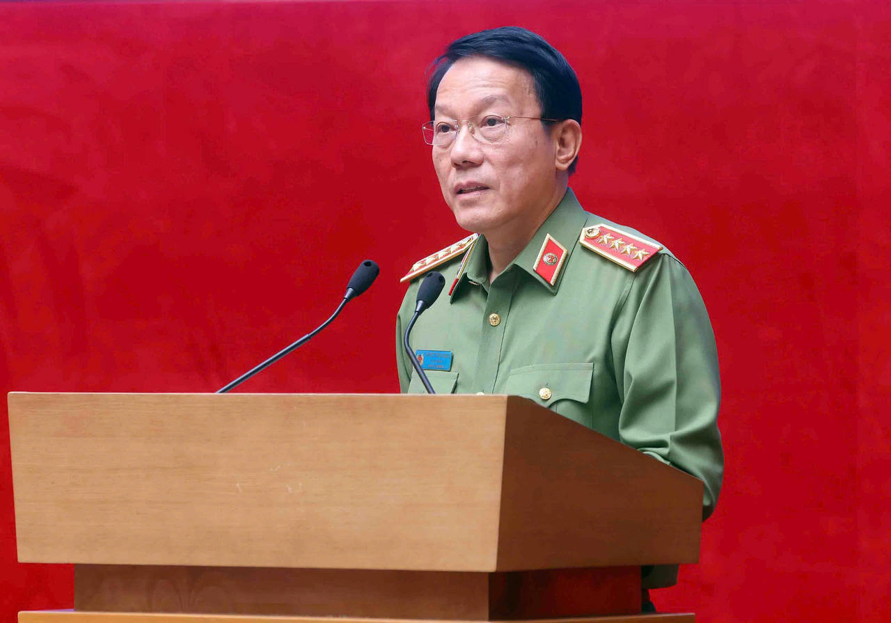 Bộ trưởng Lương Tam Quang phát biểu tại buổi Lễ.