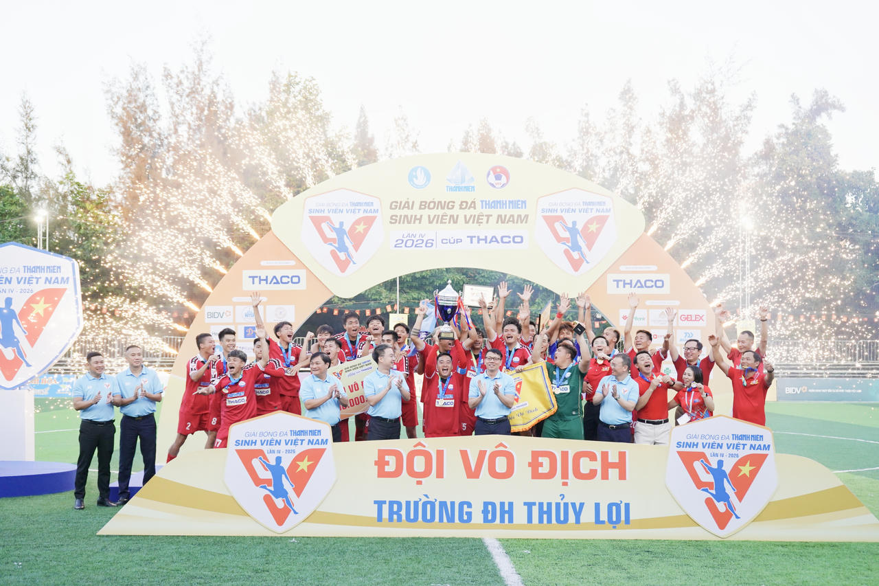 Đội Trường ĐH Thủy lợi vô địch đầy xứng đáng.