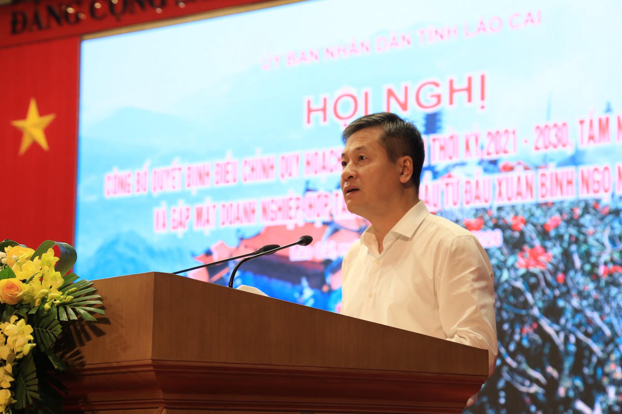 Lào Cai công bố Quyết định điều chỉnh quy hoạch thời kỳ 2021- 2030 tầm nhìn 2050