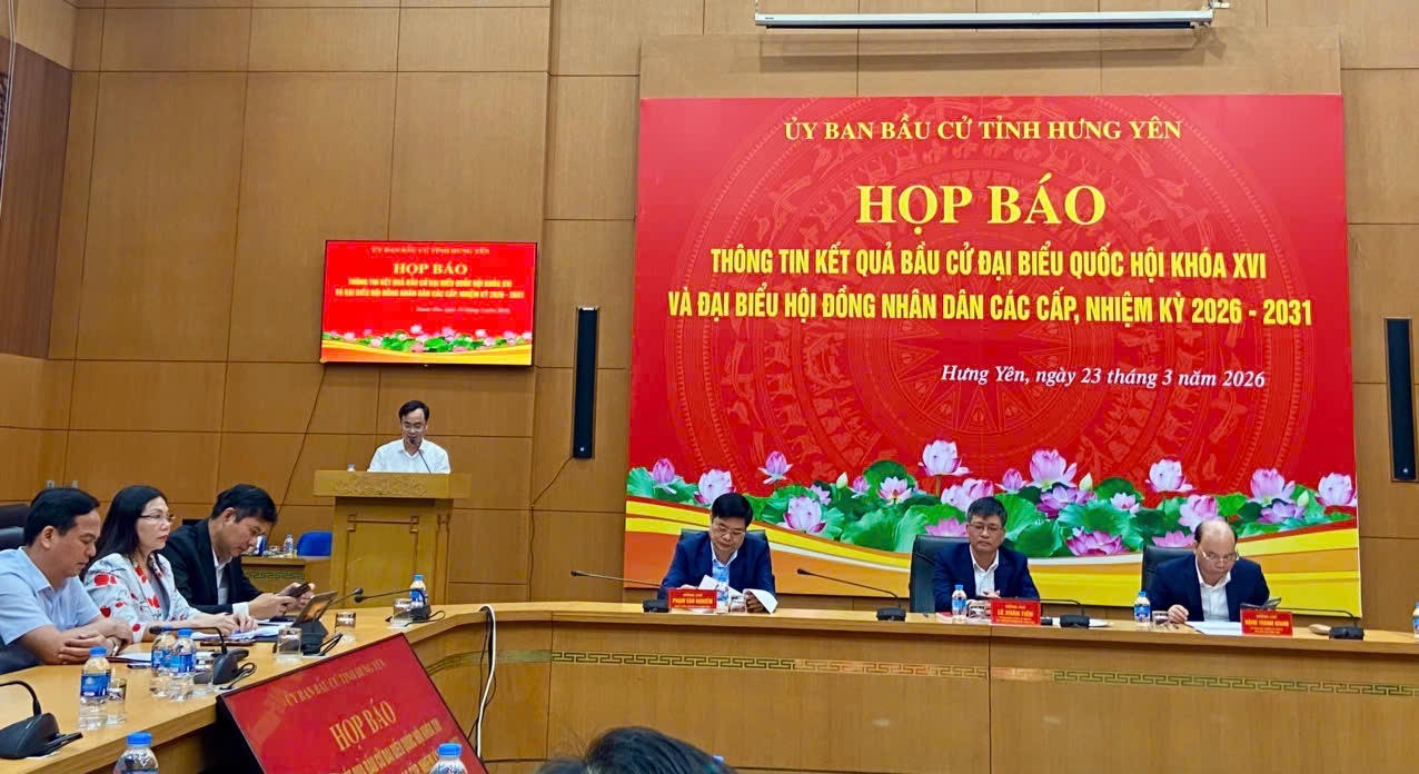 Hưng Yên: Thông tin kết quả bầu cử đại biểu Quốc hội và đại biểu HĐND các cấp
