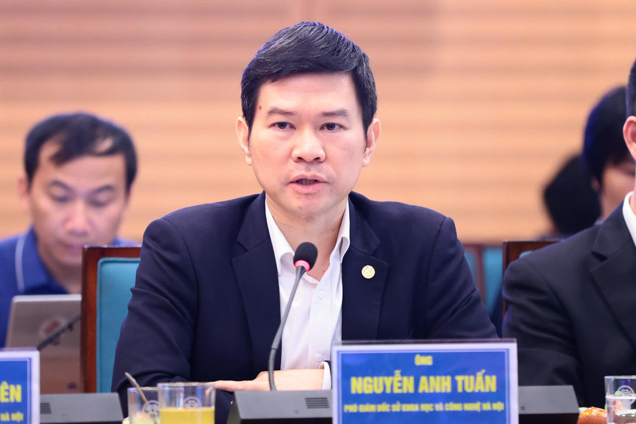Phó Giám đốc Sở KHCN Hà Nội Nguyễn Anh Tuấn.