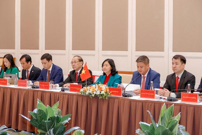 Đoàn đại biểu cấp cao Ủy ban Trung ương MTTQ Việt Nam tại Hội đàm