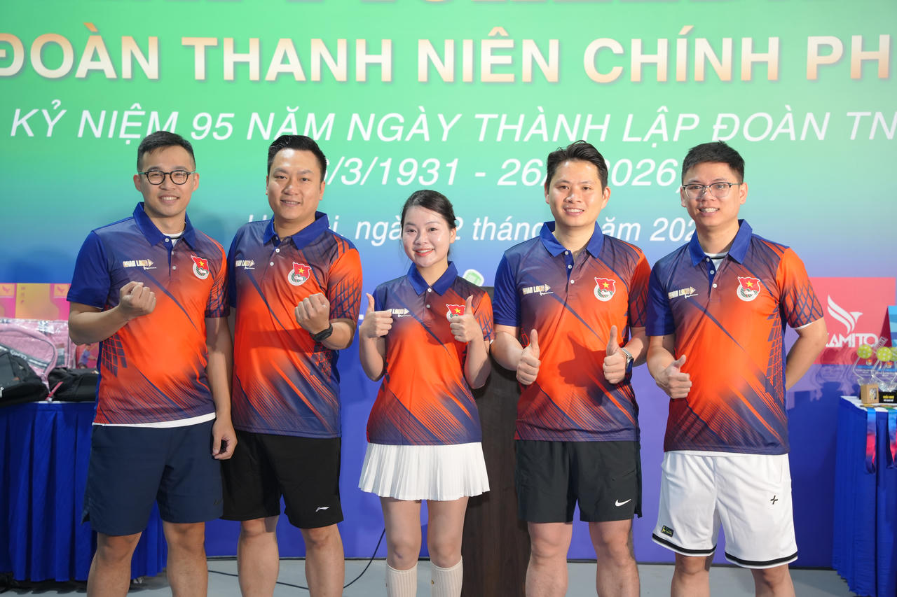 Giải Pickleball cán bộ Đoàn Thanh niên Chính phủ tạo môi trường giao lưu, rèn luyện sức khỏe, nâng cao đời sống tinh thần, lan tỏa lối sống tích cực, lành mạnh trong tuổi trẻ Đoàn Thanh niên Chính phủ.