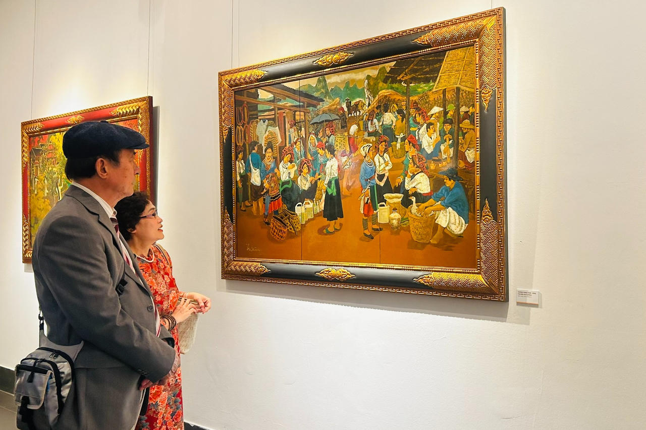 Triển lãm 'Hồn quê' kỷ niệm 100 năm ngày sinh họa sĩ Hoàng Sùng