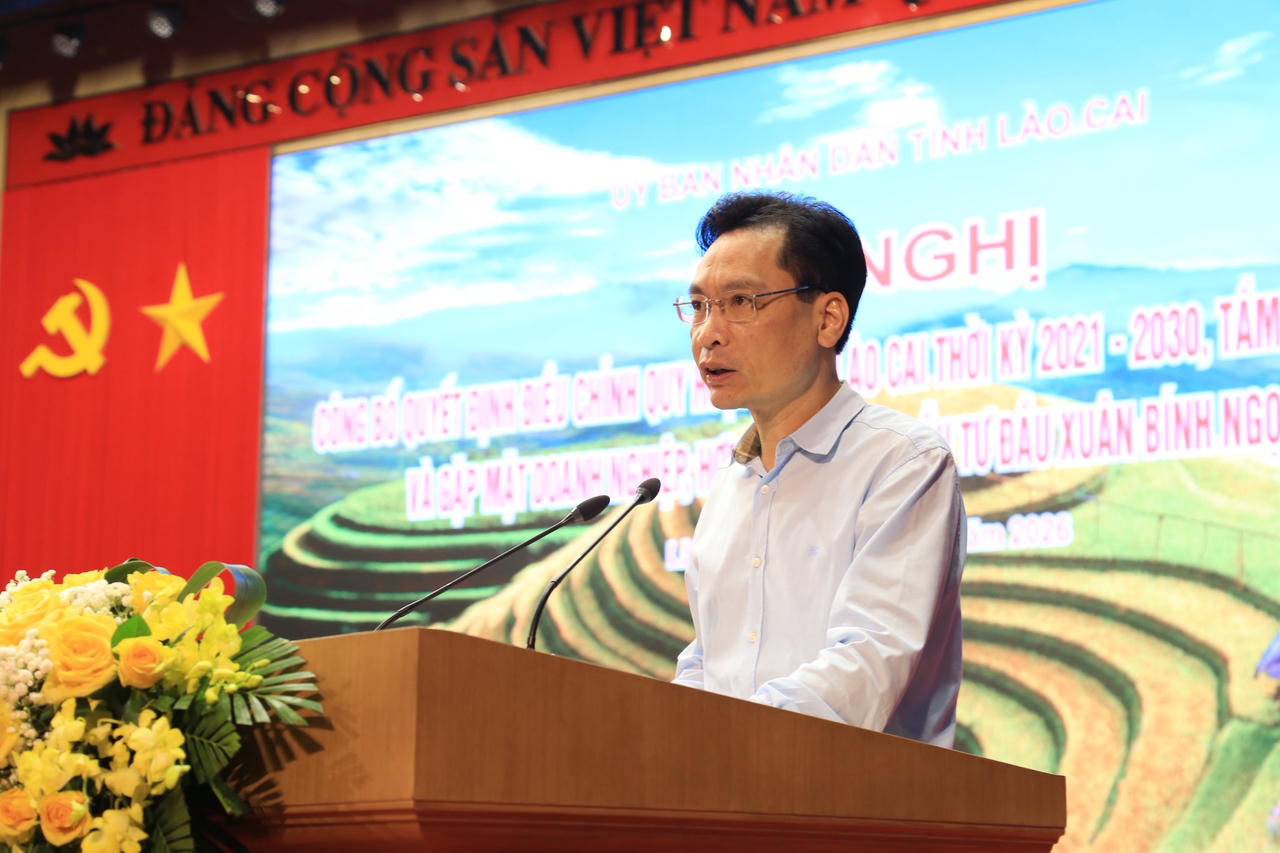 Lào Cai công bố Quyết định điều chỉnh quy hoạch thời kỳ 2021- 2030 tầm nhìn 2050
