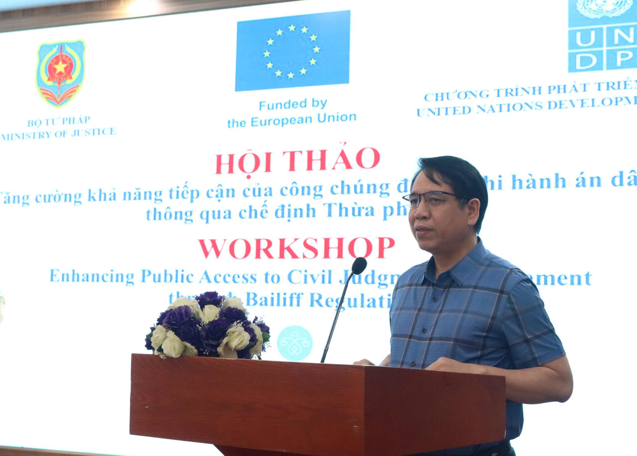 TS. Hoàng Thế Anh phát biểu.