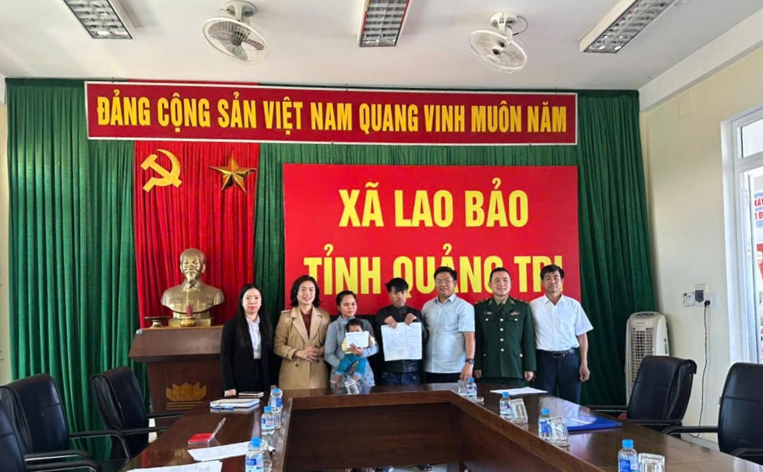 Từ những nỗ lực tại cơ sở, nhiều trẻ em vùng biên Quảng Trị vướng mắc về thủ tục đã được đăng ký khai sinh, bảo đảm quyền lợi ngay từ khi chào đời.