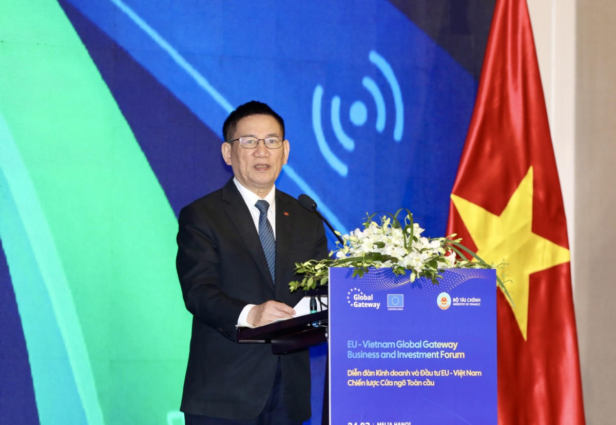 Phó Thủ tướng Hồ Đức Phớc phát biểu chỉ đạo tại diễn đàn. (Ảnh trong bài: BTC)