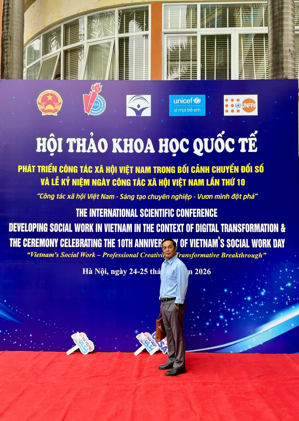 Tác giả bài viết tham dự Hội thảo khoa học quốc tế