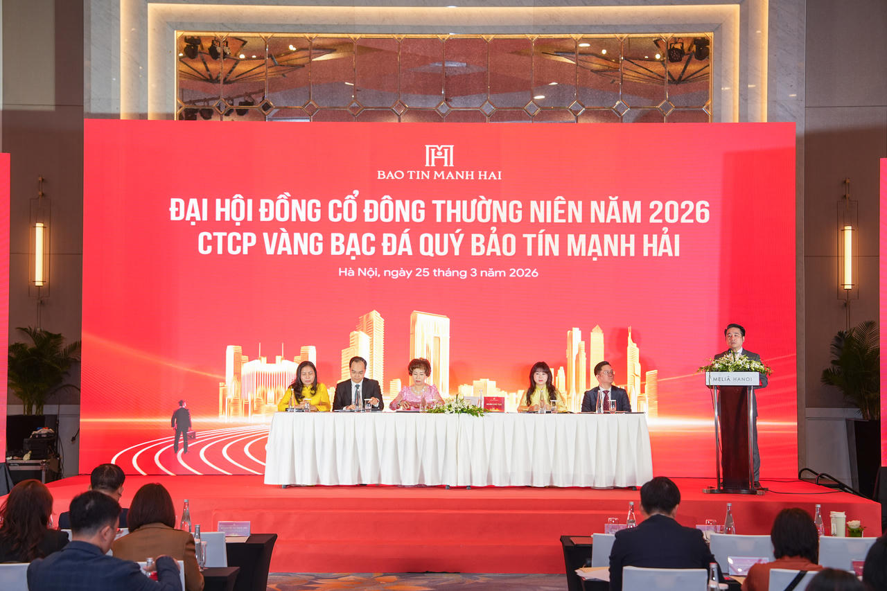 Bảo Tín Mạnh Hải tổ chức Đại hội cổ đông: Thông qua chiến lược 2026 - 2030, đón “cơ hội vàng” của thị trường