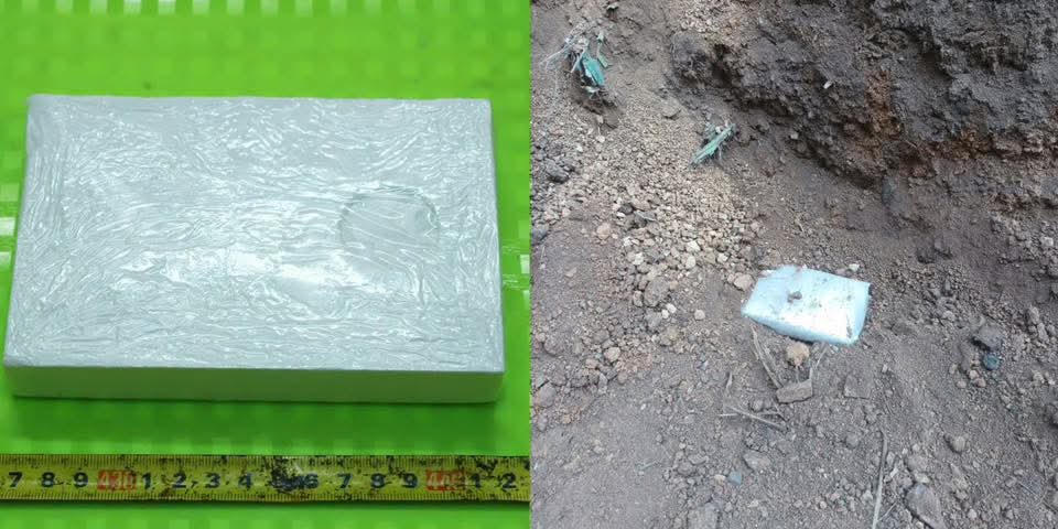 Sau khi mua ma túy về Lầu Mí Pao chôn trong vườn. Ảnh: CACC.