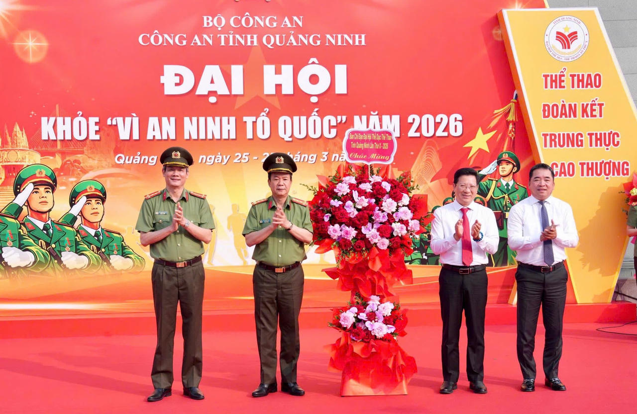 Quảng Ninh: Khai mạc Đại hội khỏe “Vì an ninh Tổ quốc” năm 2026
