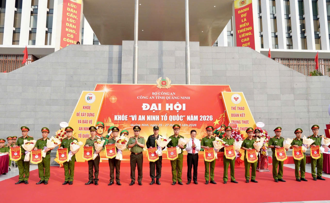 Quảng Ninh: Khai mạc Đại hội khỏe “Vì an ninh Tổ quốc” năm 2026