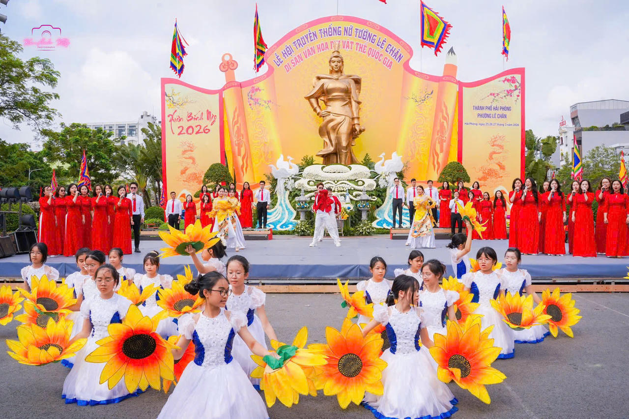 Lễ hội Nữ tướng Lê Chân, bản hùng ca lịch sử giữa lòng đất Cảng