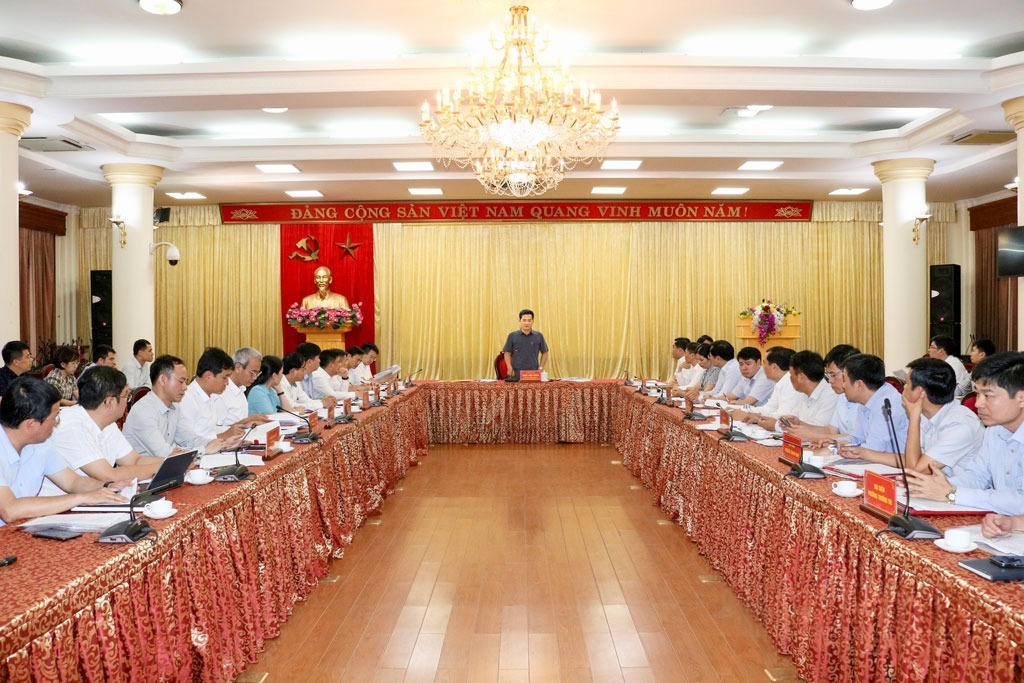 Quang cảnh buổi làm việc. (Ảnh: Trần Hồng Minh)