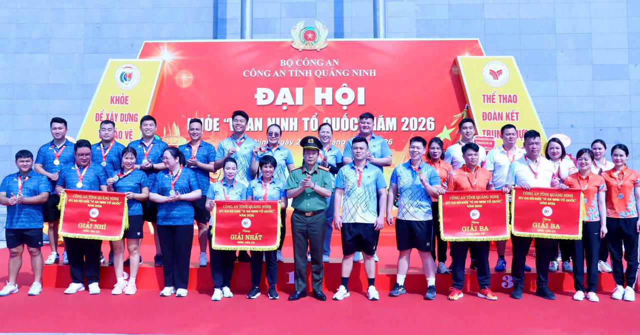 Quảng Ninh: Khai mạc Đại hội khỏe “Vì an ninh Tổ quốc” năm 2026