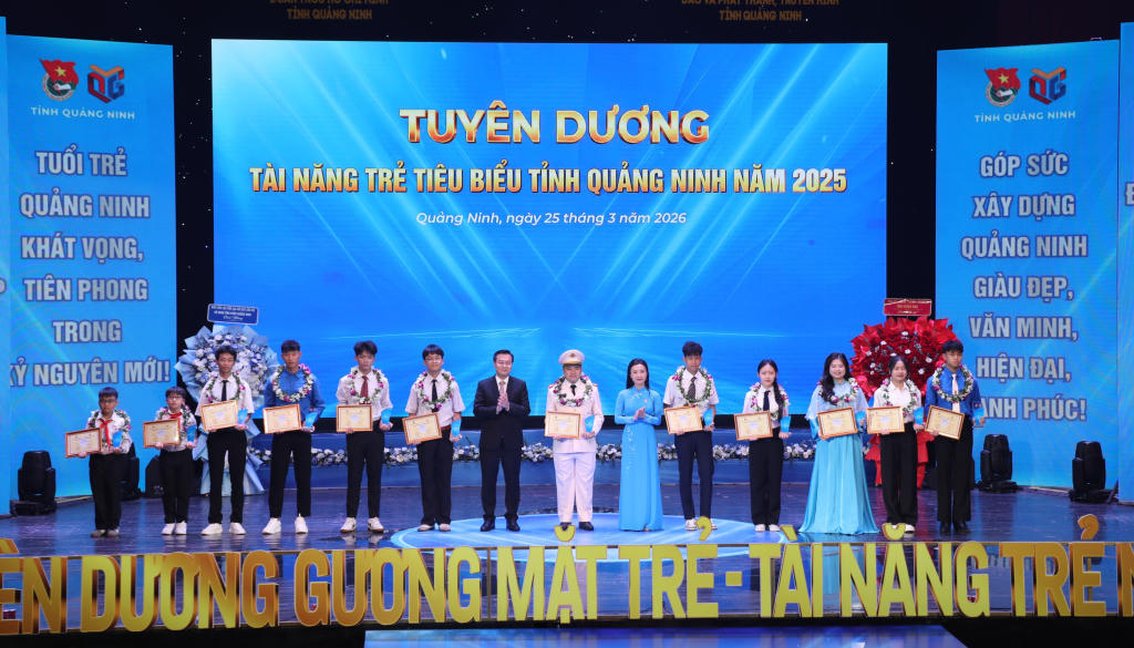 Quảng Ninh: Tuyên dương tài năng trẻ tiêu biểu năm 2025