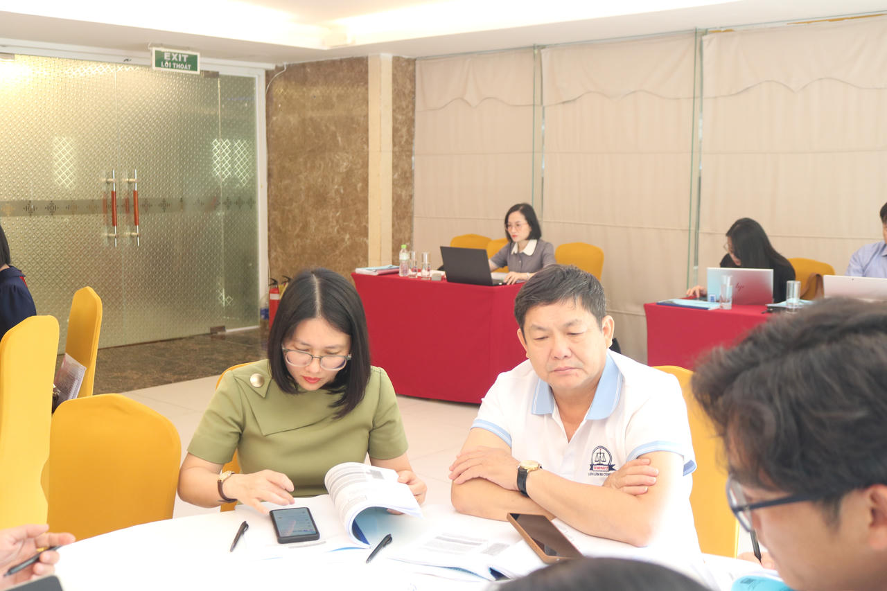 Các học viên tại hội nghị tập huấn.