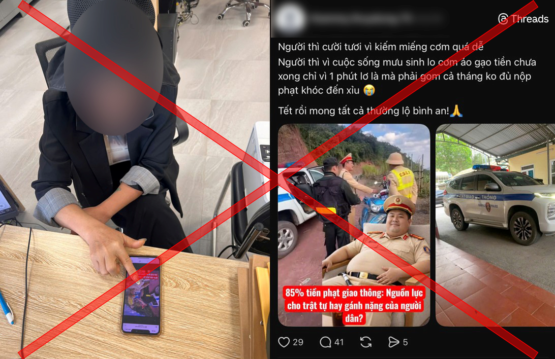 Đăng tin sai sự thật về lực lượng Công an, người phụ nữ bị phạt 7,5 triệu đồng