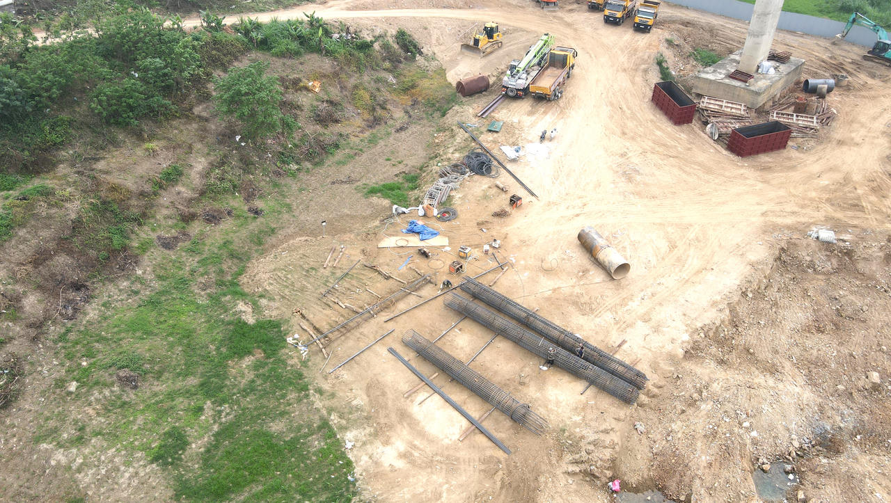 Phú Thọ: Cận cảnh công trình sửa chữa hư hỏng cầu sông Lô