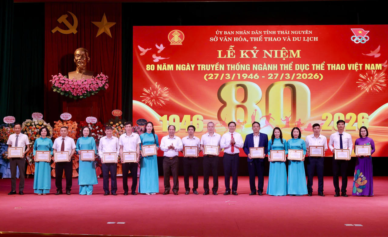 Thái Nguyên kỷ niệm 80 năm ngày truyền thống ngành Thể dục thể thao Việt Nam