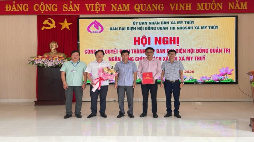 Mỹ Thủy (Quảng Trị): Thành lập Ban đại diện Hội đồng quản trị Ngân hàng Chính sách xã hội cấp xã