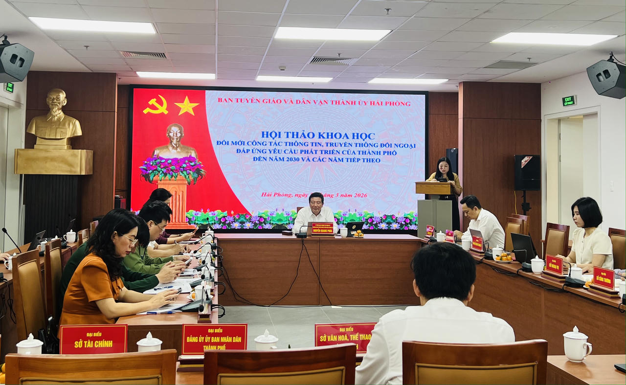 Đổi mới công tác thông tin đối ngoại, nâng tầm vị thế thành phố Hải Phòng
