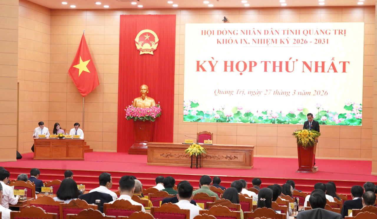 Kỳ họp thứ nhất HĐND tỉnh Quảng Trị khóa IX tiến hành kiện toàn bộ máy và bầu các chức danh chủ chốt nhiệm kỳ 2026-2031.