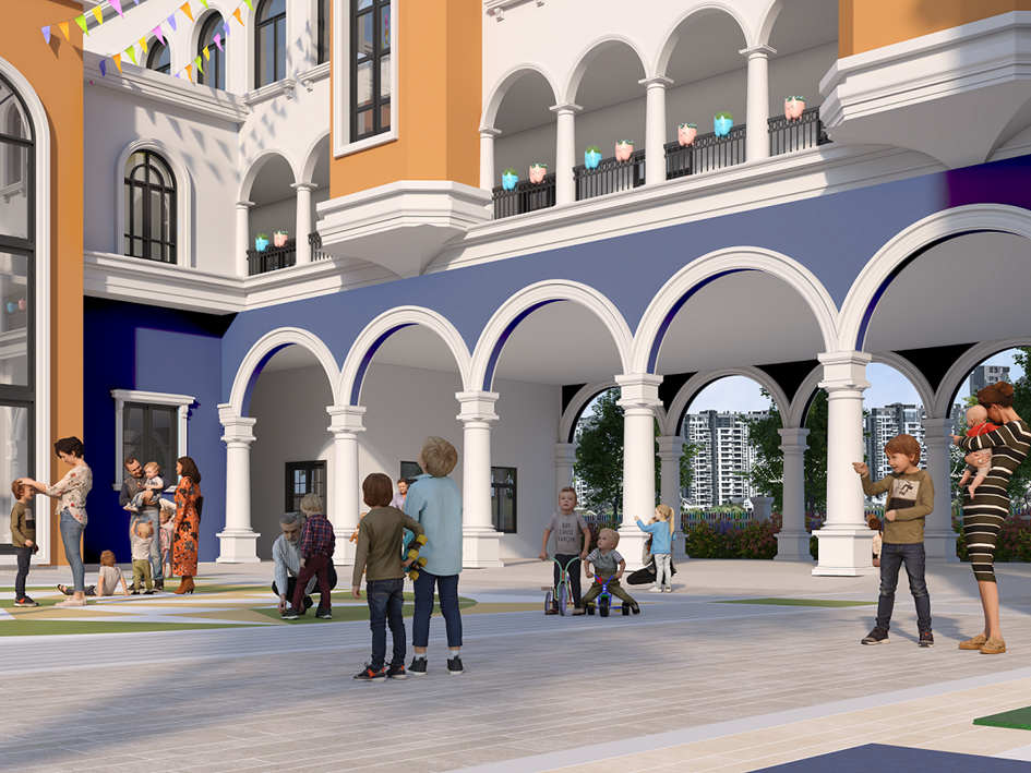 Không gian dành cho con trẻ là một trong những ưu tiên của phụ huynh khi “chọn lại nơi sống”.