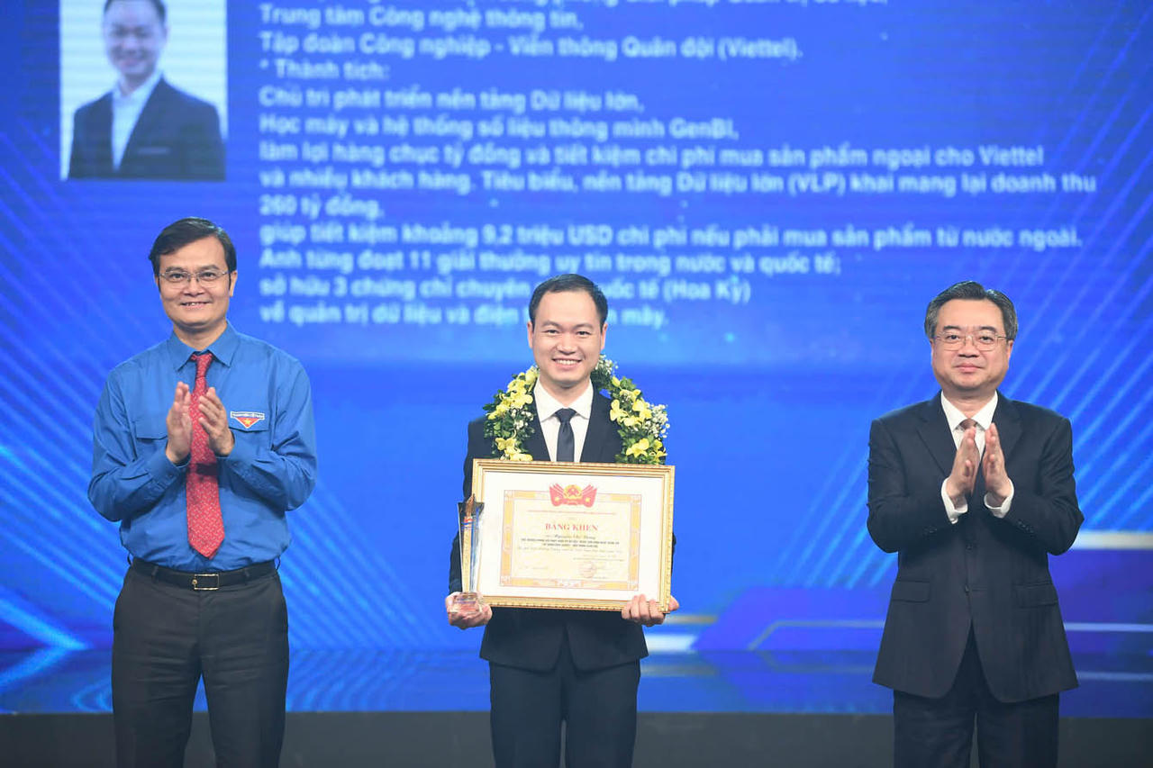 Kỹ sư công nghệ Nguyễn Chí Đông (sinh năm 1996) hiện công tác tại Trung tâm Công nghệ thông tin, Tập đoàn Công nghiệp - Viễn thông Quân đội.