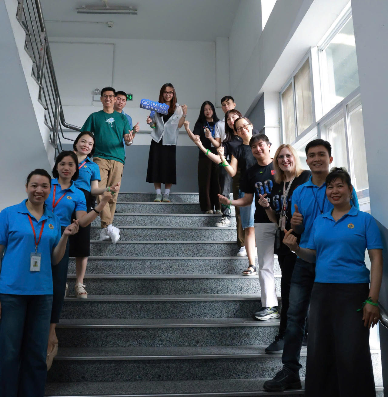 Hoạt động "nói không với thang máy" tại Crystal Martin Việt Nam